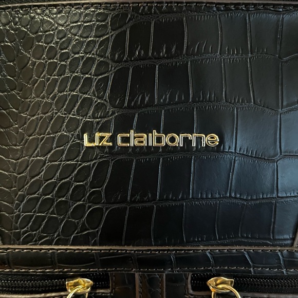 NWT Liz Claiborne Black Laptop Bag/Tote - Picture 3 of 3